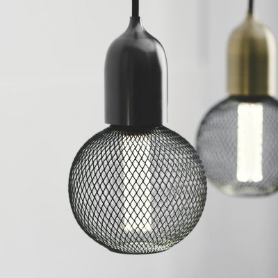 CLASSIC-riippuvalaisin, gunmetal, Ø 5 cm, E27 Halo Design - Alumiini - Yksilamppuinen