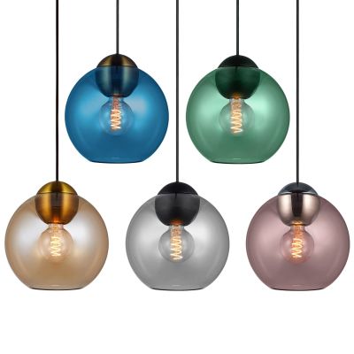 BUBBLES-riippuvalo, vihreä, Ø 24 cm, lasi, E27 Halo Design - Olohuone - Yksilamppuinen