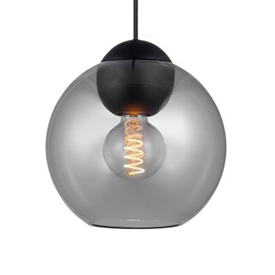 BUBBLES-riippuvalo, savuharmaa, Ø 24 cm, lasi, E27 Halo Design - Olohuone - Yksilamppuinen