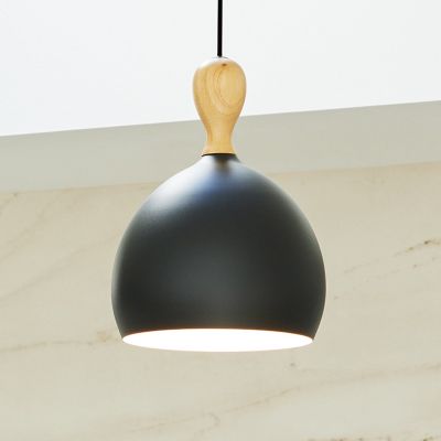 Dueodde-riippuvalo, musta, halkaisija 24 cm, metallia, E27 Halo Design - Olohuone - Skandinaavinen - Yksilamppuinen