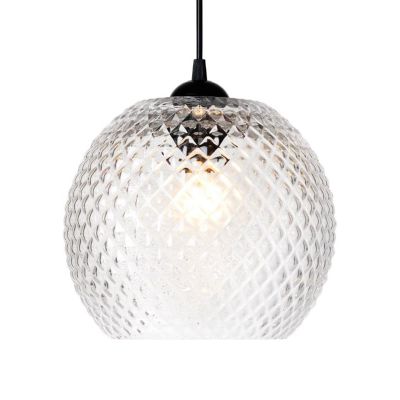 NOBB-riippuvalaisin, kirkas, halkaisija 22 cm, lasi, E27 Halo Design - Olohuone - Yksilamppuinen