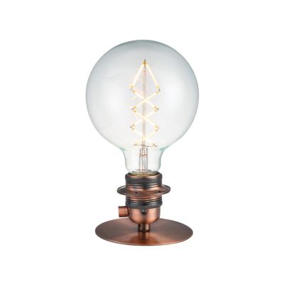 COMBI-pöytälamppu, antiikkikupari, Ø 11 cm, metalli – Halo Design - Olohuone - Yksilamppuinen