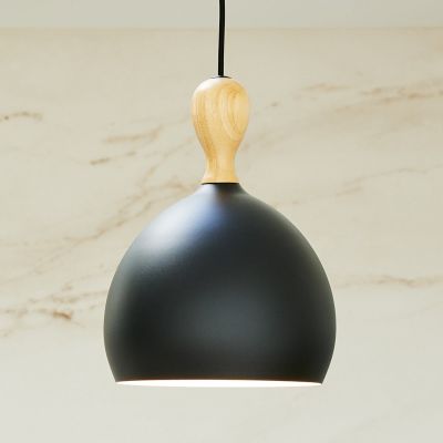 Dueodde-riippuvalo, musta, Ø 30 cm, metalli, E27 Halo Design - Olohuone - Skandinaavinen - Yksilamppuinen