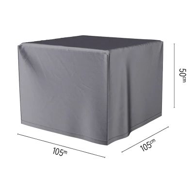 Platinum Aerocover, Huonekalujen päällinen Lounge-sohvapöytä, takka 105x105x50 cm antrasiitti