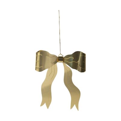 Pluto Design Bow-koristekappale. Kulta