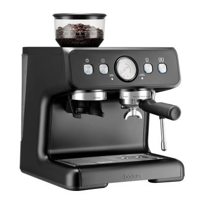 Bodum - Bistro Espressokeitin kahvimyllyllä 2,8 L Musta