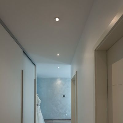 New Tria LED-kattouppospotti, pyöreä, valkoinen, 3 000 K, 38° SLV - Eteinen / käytävä - Alumiini - Yksilamppuinen