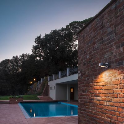 Eskina Spot Sensor LED-ulkoseinävalaisin, antrasiitti, CCT, IP55 SLV - Parveke - Moderni - Alumiini - Yksilamppuinen