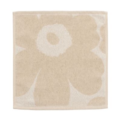 Marimekko Unikko Mini pyyhe 30 x 30 cm Off white-pellava