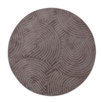 Veke Cannes matto pyöreä 200 cm taupe