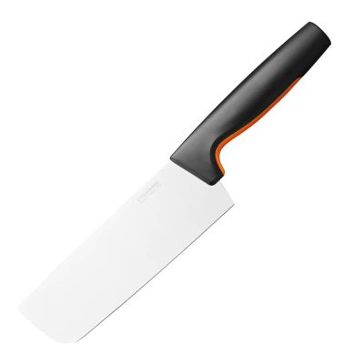 Fiskars - Functional Form nakiri-veitsi 35,5 cm musta/ruostumaton teräs
