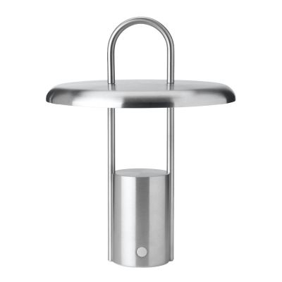 Stelton - Pier LED-lamppu, kannettava 25 cm teräs