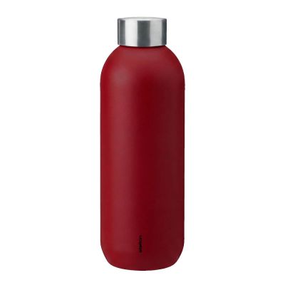 Stelton - Keep Cool termospullo 0,6 L pehmeä kirsikanpunainen
