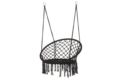 4living Boho riipputuoli 80cm musta | Alk. 69,90 €