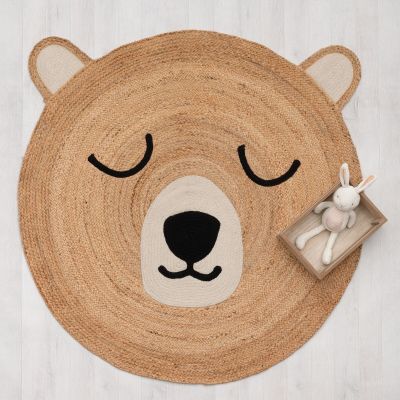 4Living Buddy pyöreä matto Ø120 cm luonnonväri