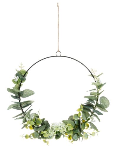 4Living Eukalyptus kranssi Ø26 cm vihreä | Alk. 9,90 €