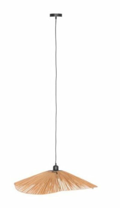 4Living Leija kattovalaisin Ø68 cm luonnonväri/musta