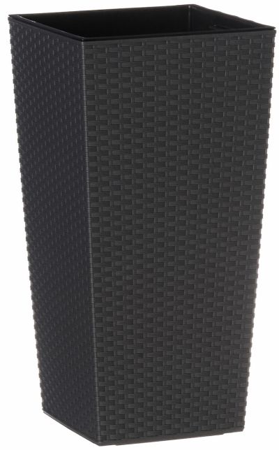 4Living Rattan ruukku harmaa 35x35x68 cm | Alk. 49,00 €