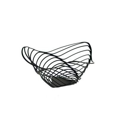 Alessi Trinity korkea hedelmäkori 26 cm Musta | Alk. 85,00 €
