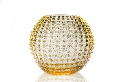 Anna Von Lipa Hobnail Globe maljakko 24 cm Sitruuna | Alk. 111,90 €