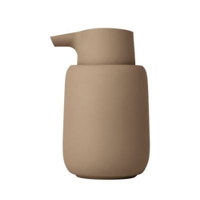 blomus Saippuapumppu keramiikka Ø8,5 cm Ruskea