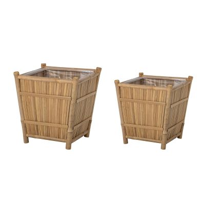 Bloomingville Sole kukkaruukkusetti 2 kpl Bambu | Alk. 99,36 €