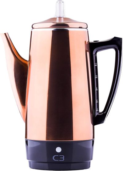 C3 Perkolattori 12kp Kuparinvärinen | Alk. 109,00 €