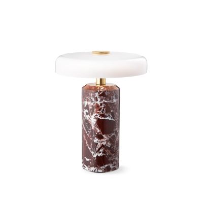 Design By Us Trip pöytävalaisin Ø17x21 cm marmori Burgundy-opaali | Alk. 422,90 €