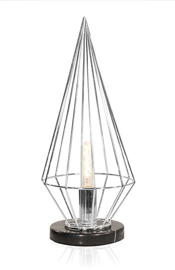 Globen Lighting Keops pöytävalaisin Kromi | Alk. 60,40 €