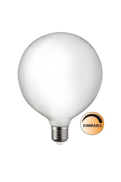 Globen Lighting Himmennettävä LED-valonlähde 125 mm E27 Opaali | Alk. 20,55 €