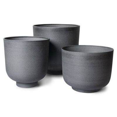 HKliving Metalliruukku setti 3 kpl Hiili | Alk. 214,00 €