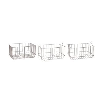 Hübsch Lankakorit 3-pakkaus Harjattu rauta | Alk. 96,00 €