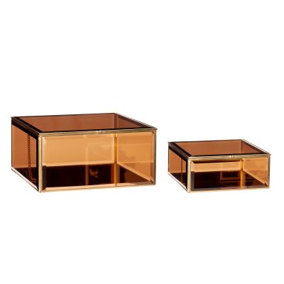 Hübsch Box small 2-pakkaus Messinki | Alk. 118,89 €
