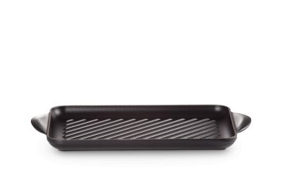 Le Creuset Suorakulmainen grillilevy 32 cm Mattamusta