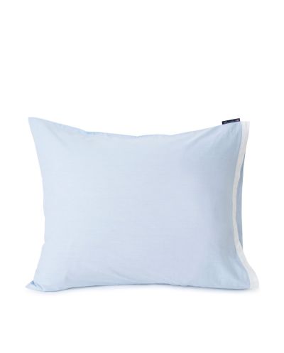 Lexington Tyynyliina Contrast puuvillaa Chambray 65x65 cm Sininen-valkoinen