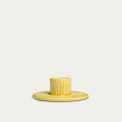 Mateus Stripes kynttilänjalka Ø 8 cm Keltainen | Alk. 34,00 €