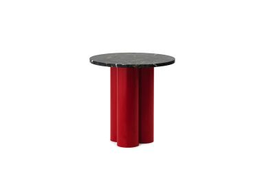Normann Copenhagen Dit sivupöytä Ø40 cm Kirkkaanpunainen-Portoro-kulta | Alk. 455,00 €