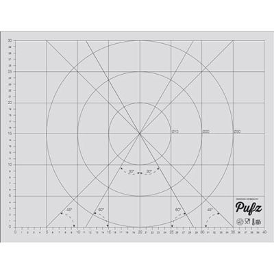 Pufz Uunipeltikangas 33x43 cm Valkea | Alk. 24,60 €
