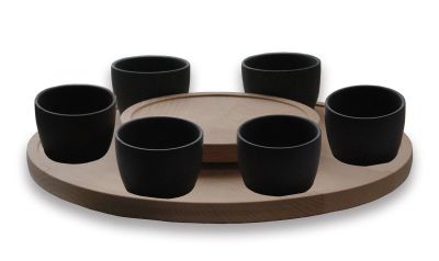 Ronneby Bruk Ronneby Bruk fonduekaruselli 6 kpl Musta | Alk. 129,00 €