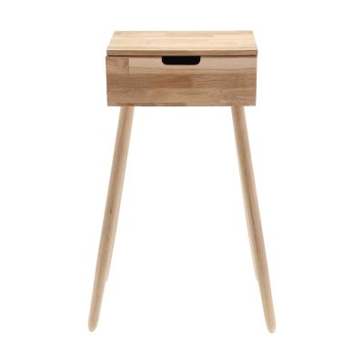 Villa Collection Ebern sivupöytä 30x40 cm Massiivinen tammi-valkopesty | Alk. 237,85 €