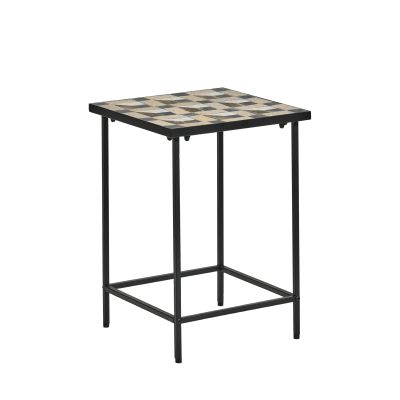 Villa Collection Karv sivupöytä 38x38 cm Musta