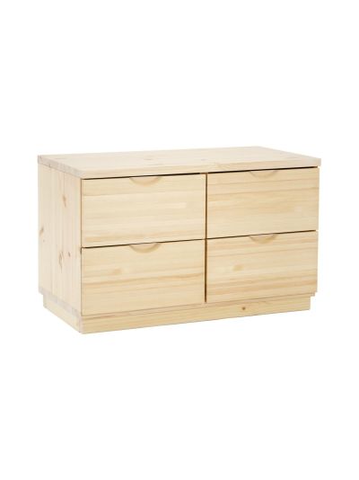 Lundia Mäntylaatikosto, neljä laatikkoa