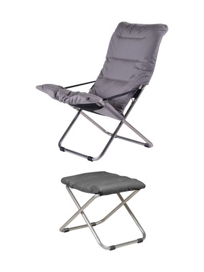 FIAM Fiesta-kansituoli ja chico-jalkarahi, pehmusteilla | Alk. 395,00 €