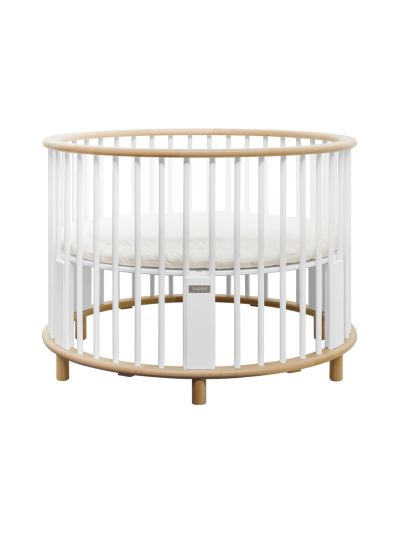 Bopita Rondo leikkikehä pyörillä, valkoinen/natural | Alk. 405,00 €