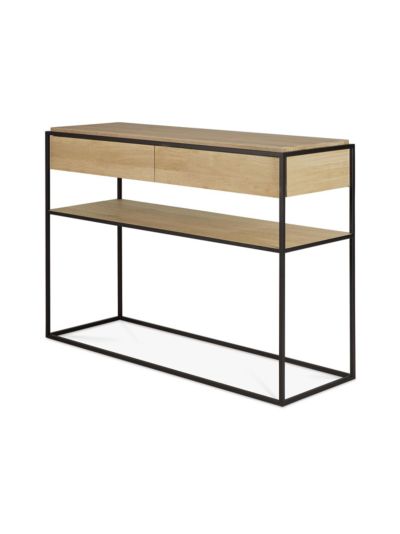 Ethnicraft Monolit konsolipöytä kahdella laatikolla | Alk. 1 329,00 €