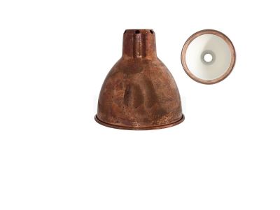 DCW - Varjostin Classic Round Ø140 Raw Copper/White Lampe Gras | Alk. 109,00 €