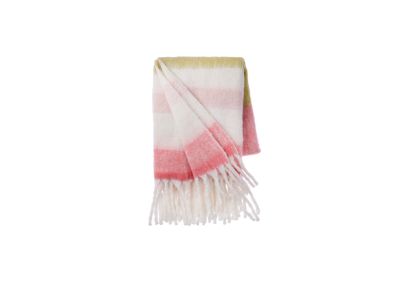 Cozy Living - Mathea Throw Striped Coral Cozy Living