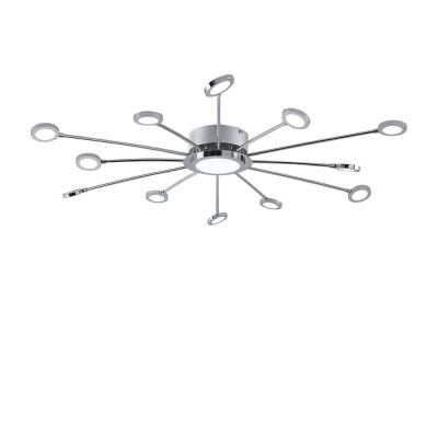 Lindby - Meru Kattovalaisin Ø100 Chrome/White