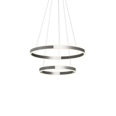 Lucande - Lyani 2 Riippuvalaisin Ø60 Chrome/White | Alk. 278,00 €