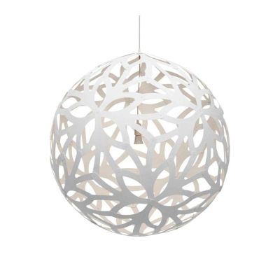 David Trubridge - Floral Riippuvalaisin Ø80 Valkoinen 2 Puolta | Alk. 1 239,89 €